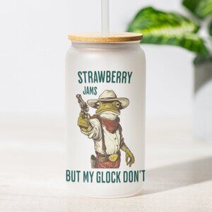Frog Mug, Funny Meme Mug, Unhinged Graphic, Funny Mugs, Strawberry Jams, 16oz
